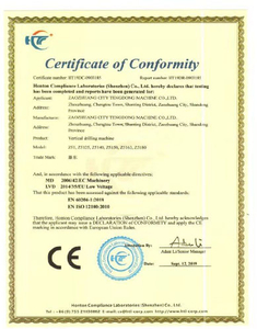  CE Certificate 