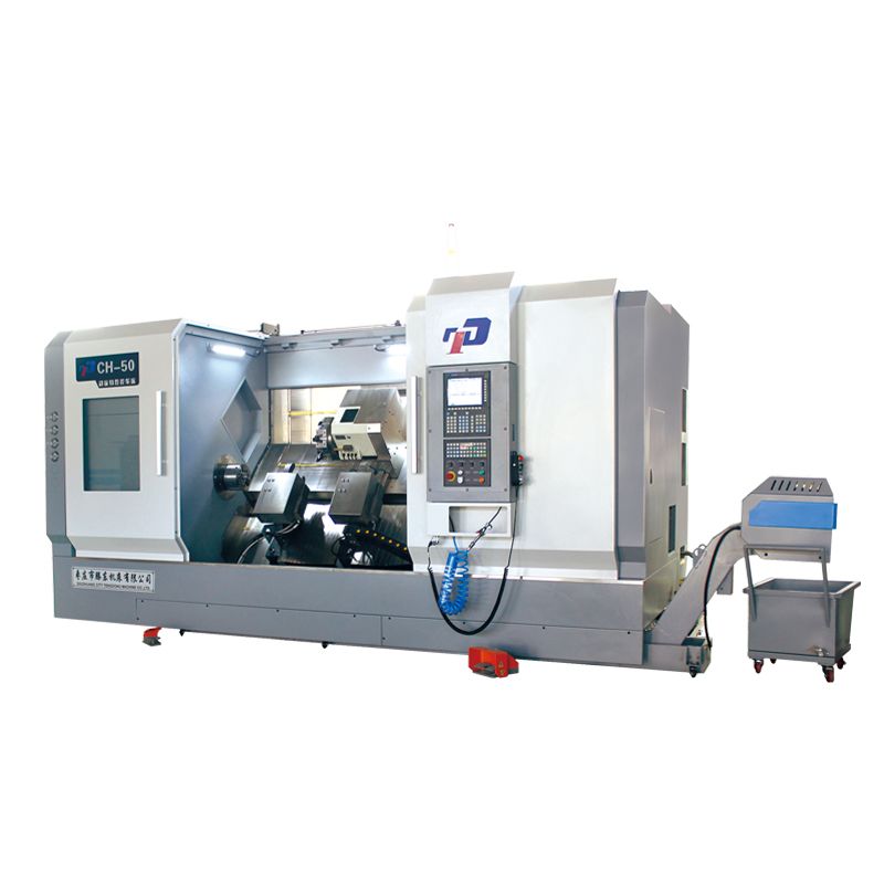 CH50 CNC lathe with inclined bed