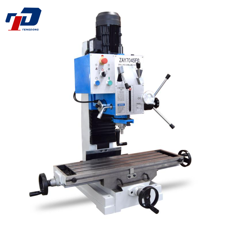 Vertical manual drilling and milling machine ZX7045 small metal drilling and milling equipment
